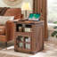 Table de bout 24 po H Farmhouse (ensemble de 2) avec table de chevet rustique-604856679