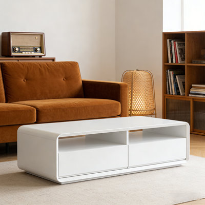 Luxury Coffee Table with Silent Drawer