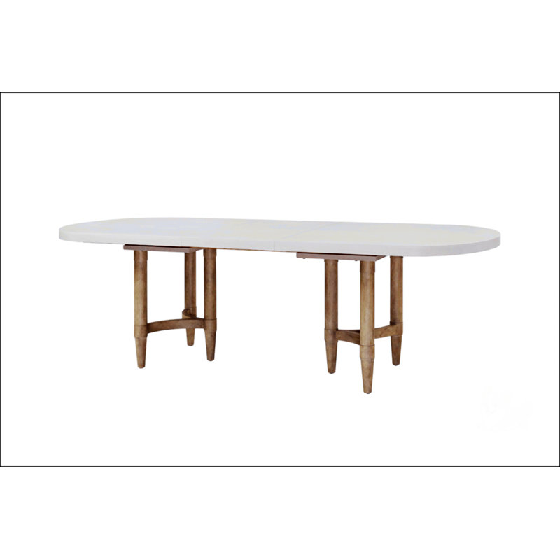 Double Pedestal Dining Table