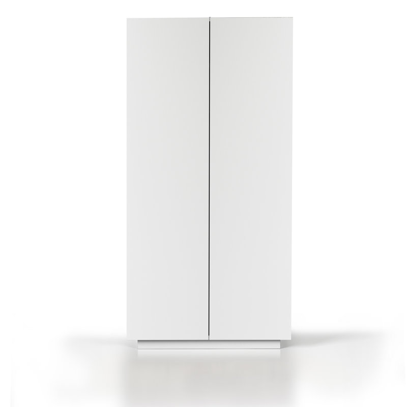 Rudman 2 -Door 3 -Shelf Storage Cabinet