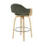 Swivel Upholstered Counter Stool-114210803-114210801