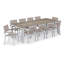 Travira 103" Long Tekwood Outdoor Dining Table-671490508