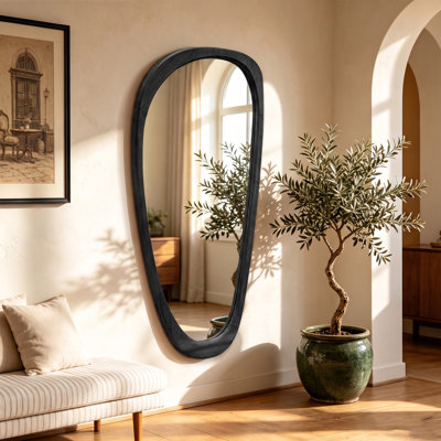 Miroir d'appoint mural asymétrique
