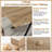 55.11-70.8 Inch Extendable( With Rotating Extension Leaves) Rectangle Dining Table For 6-8 People-1203677234