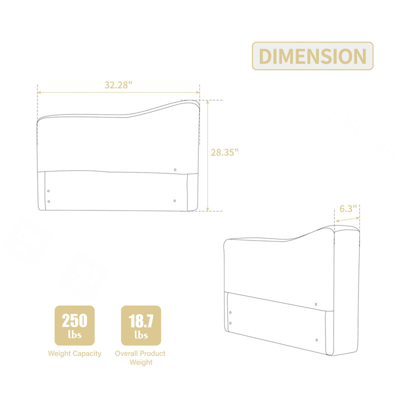 Modular Sofa Single Armrest Backrest Module for Modular Sectional Sofa Couch Side Armrest, Gray