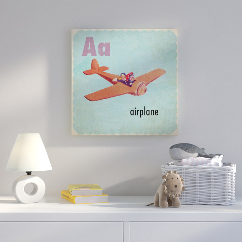 «Air plane», reproduction sur toile tendue, 40 po x 40 po