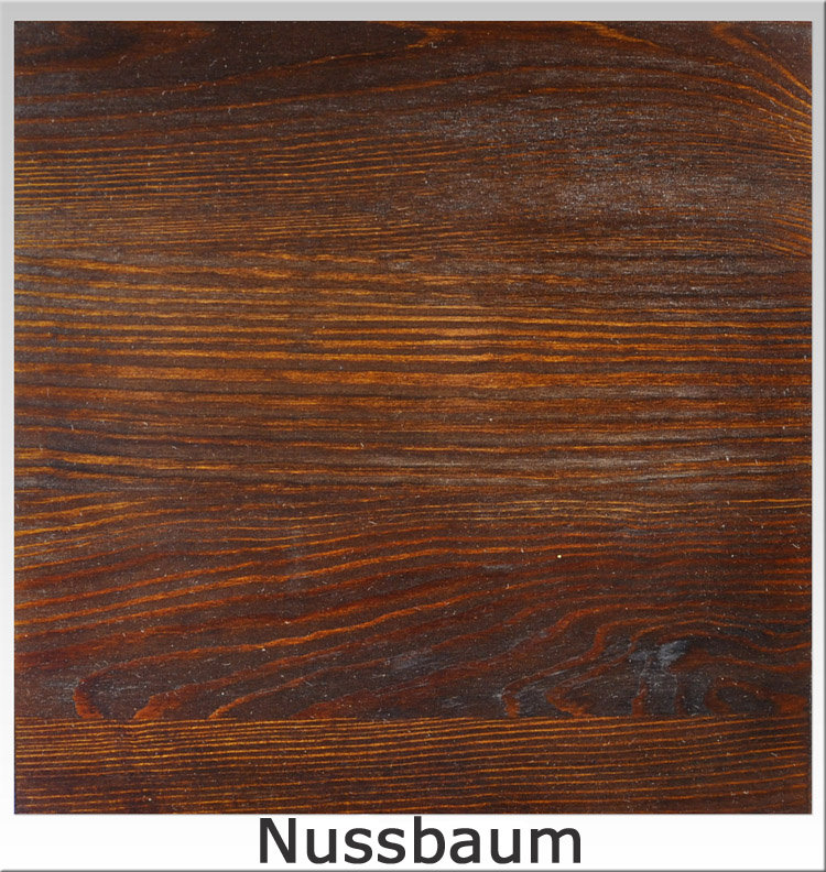 Pine Solid Wood Dining Table, Dark brown