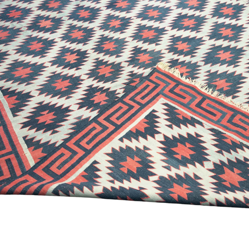 Dhurrie Hand Woven Wool Area Rug
