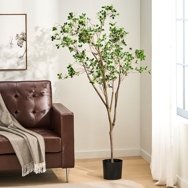 Feuille artificielle 180 cm - Accessoire de maison ovale