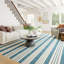 Talos Coastal Striped Machine Washable Rug-1153644231