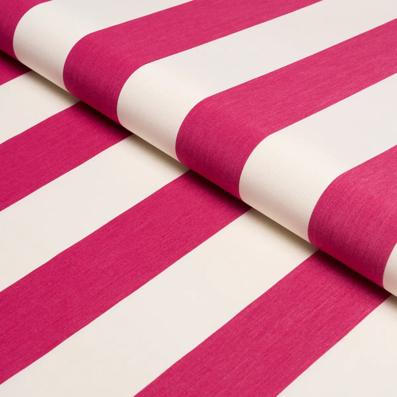 Andy Stripe Fabric, Pink
