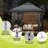 10X10 ft Instant Pop-Up Gazebo - Modern Waterproof Canopy Tent with Mosquito Netting & Sidewalls-125239005