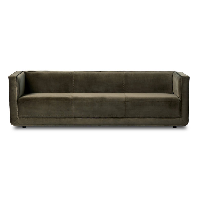 Phillip Sofa, Surrey Olive Polypropylene / Olefin