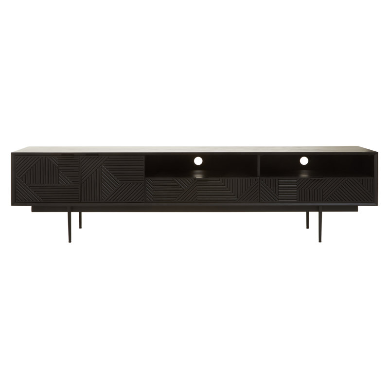 50cm H Media Shelves, Black