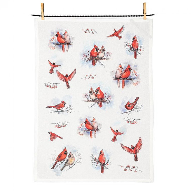 Cardinals Tea Towel