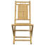  Ensemble bistro bistro en bambou pliable moyen