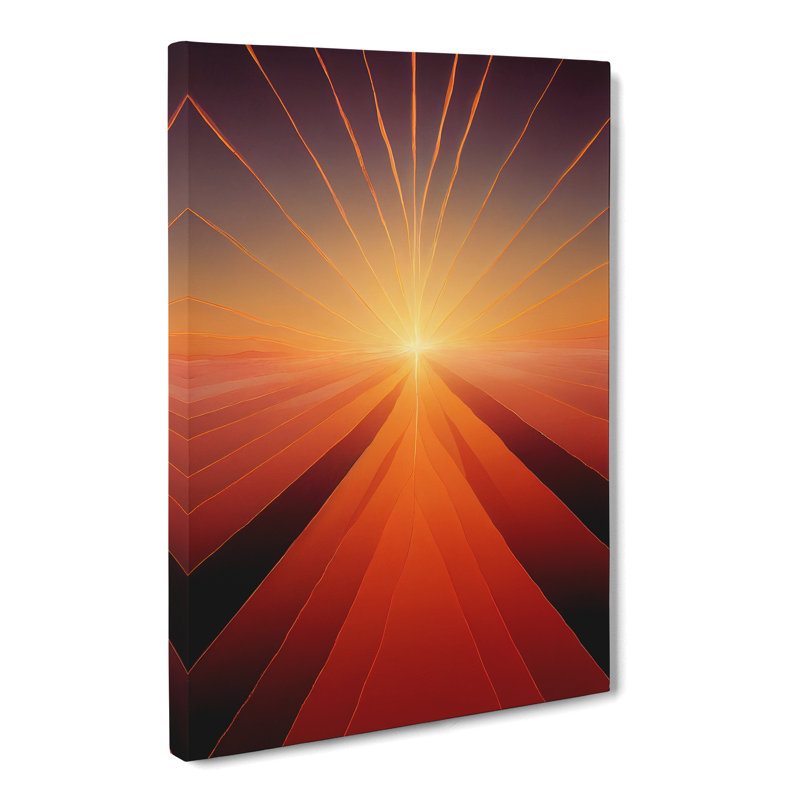 Desert Flame - Wrapped Canvas, 50cm H x 35cm W x 3cm D