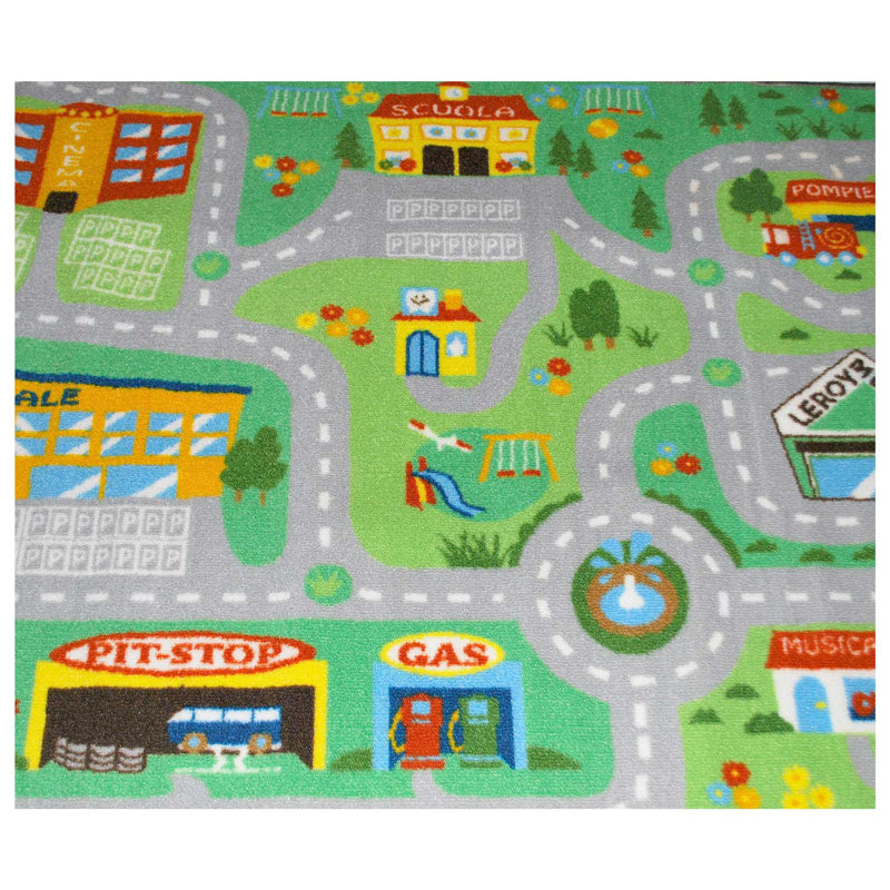 Henline Geometric Hand Hooked 100cm X 120cm Area Rug