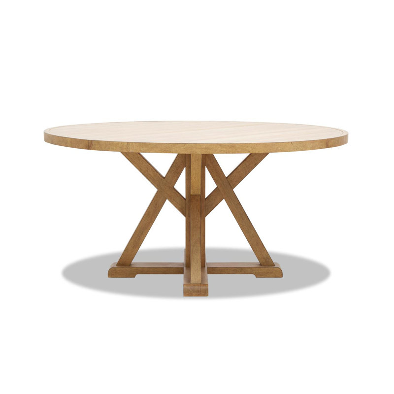 Table de bout ronde Mya, Brun