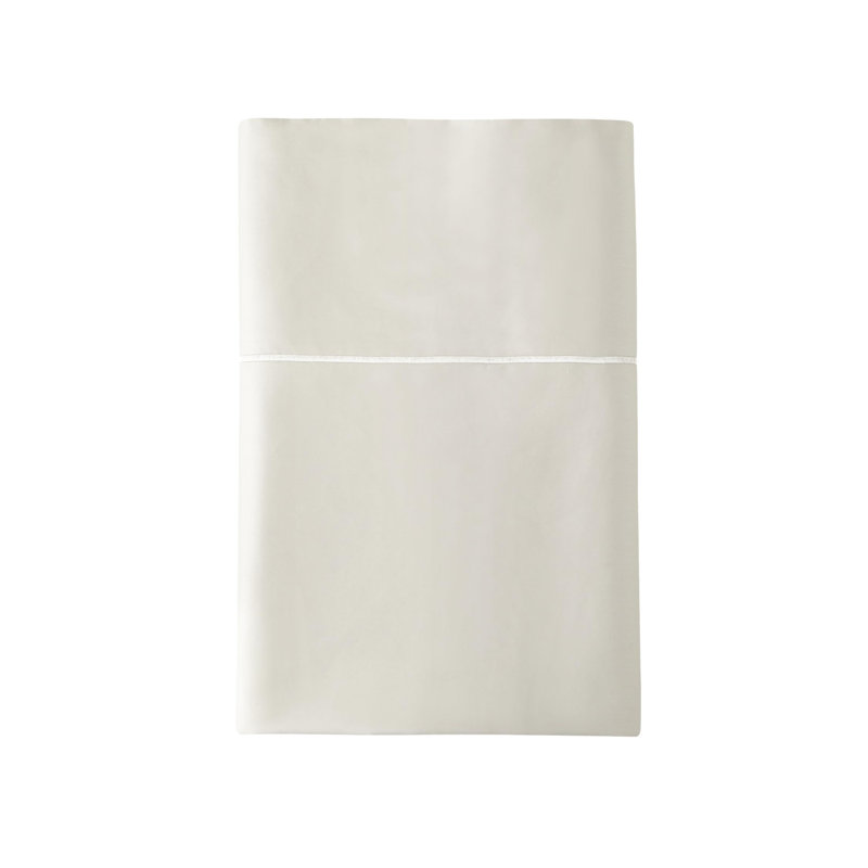 Whisper Organic Certified Organic Full Flat Sheet Only - 100% Organic Cotton Sheets With Luxurious Soft And Breathable 300 Thread Count Sateen Weave Finish - Gots & Fairtrade Certified (Navy, Full)