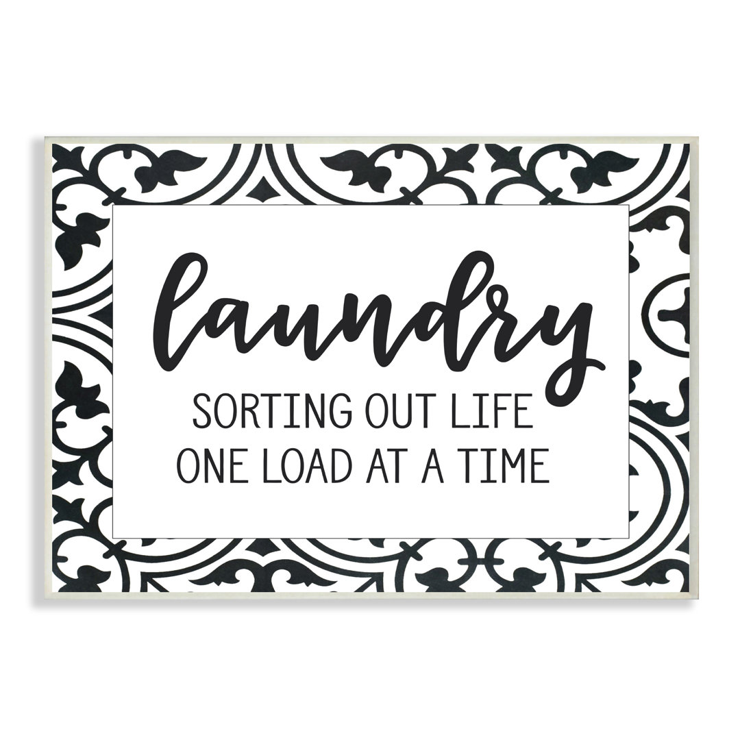 " Laundry Sorting Out Life " Winston Porter 