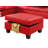 Beyarmudu Vegan Leather and Polyester Ottoman-1921016940