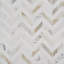 Talon 1x4 Chevron Polished Marble Mosaic Tile-798344833