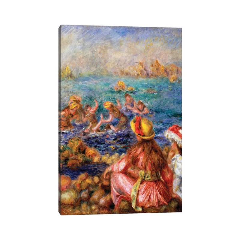 The Bathers by Pierre-Auguste Renoir - Wrapped Canvas Gallery-Wrapped Canvas Giclée, 20.32 cm H x 30.48 cm W