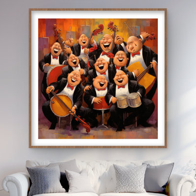 Music Band Framed Matted Print - Home Decor for Music Lovers