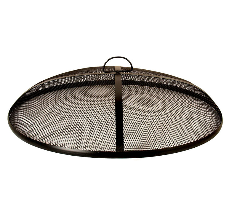 Pare-étincelles rond pour foyer