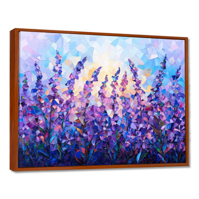 «Fantasy Field Of Lavender Field II - Violets», impression murale