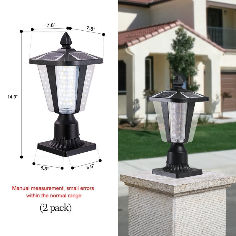 Éclairage solaire de terrasse avec capteur de mouvement - Étanche, crépuscule à l'aube, noir