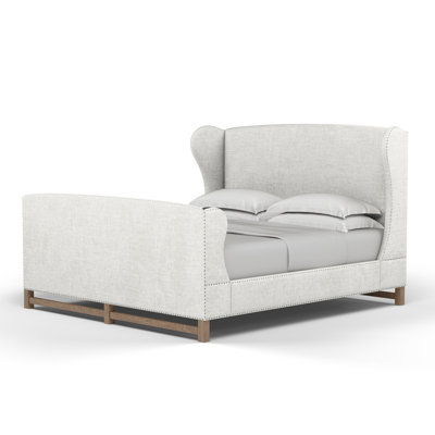 Herbert Upholstered Wingback Bed