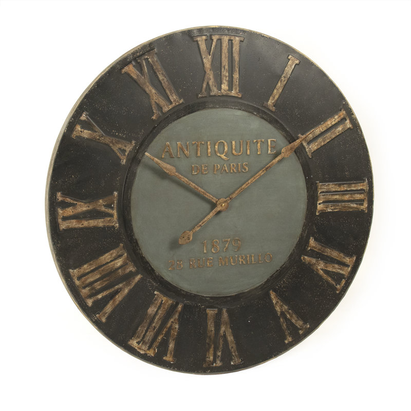 Truby Metal Analog Wall Clock