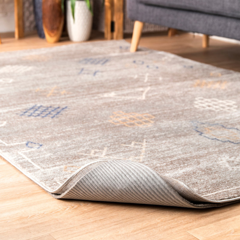 Sous-tapis antidérapant à double surface de qualité supérieure pour animaux de compagnie (0,25 po), Rectangle 8 pi x 10 pi