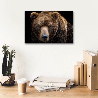 'Brown Bear' by Epic Portfolio, Canvas Wall Art
