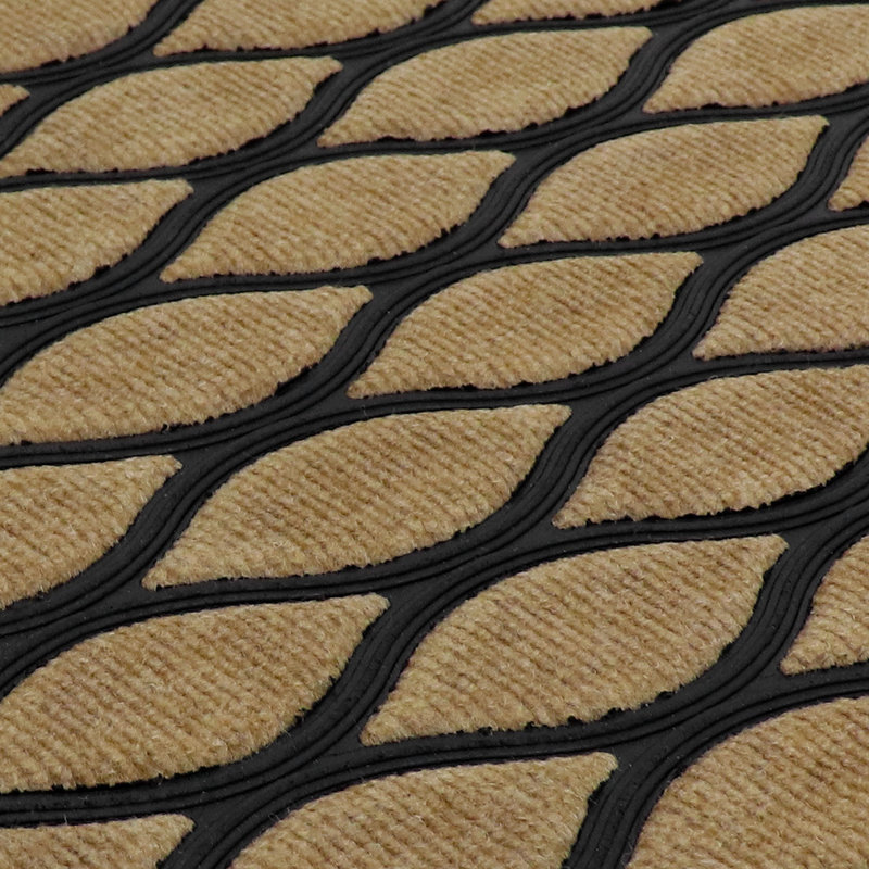 Vienna Non-Slip Geometric Indoor Doormat, Rectangle W45 x L75 cm