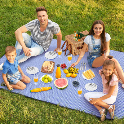 Wicker Picnic Basket Set