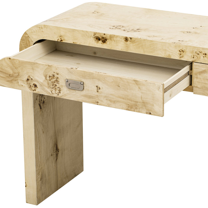 Console moderne en placage de bois pour entrée