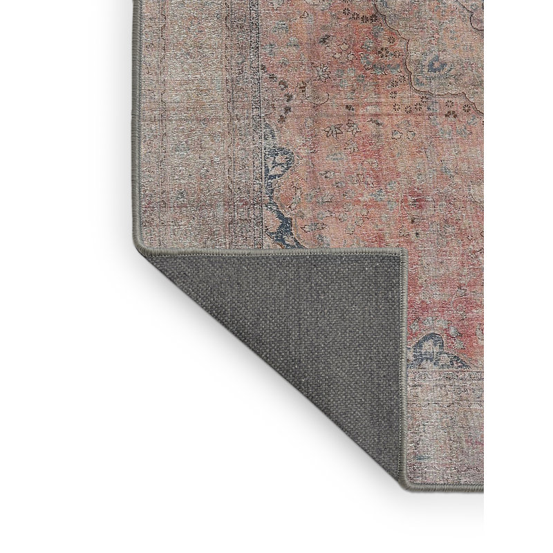 Tapis décoratif grise orientale Earnhardt, Rectangle 7 pi x 9 pi