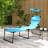 Outdoor Adjustable Backrest Folding Chaise Lounge Chair With Sunshade Roof-1623164310-1623164308