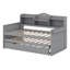 Lit de jour simple en bois avec 2 gigognes simples Donashia-5148221