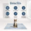 Tapis de lit pour chat lavable The Avalon Society, bleu argenté, 36 x 48 po-121373146-121373149