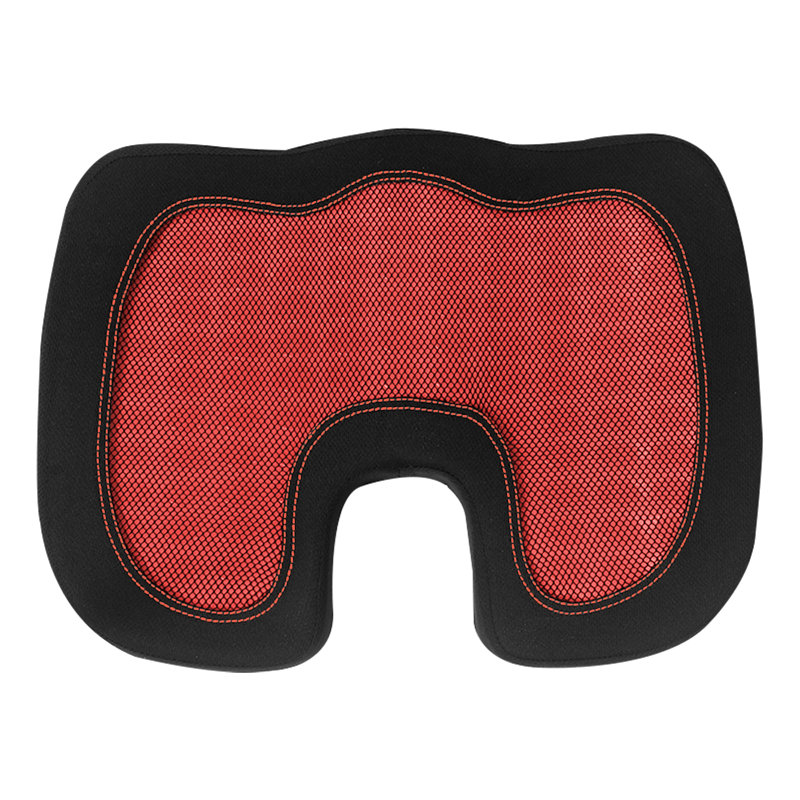 Ergonomic Gel Car Seat Cushion, Red