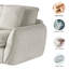 Fauteuil d'appoint pivotant surdimensionné-1112290992