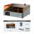 Ortur R2 1064nm 1.3W Infrared Laser Engraver Machine - 11.81 x 8.26 Inch Work Area - Fully Enclosed Class 1 Safety & Smart HD Camera with Screen - For Effortless Metal Engraving and Jewelry Making