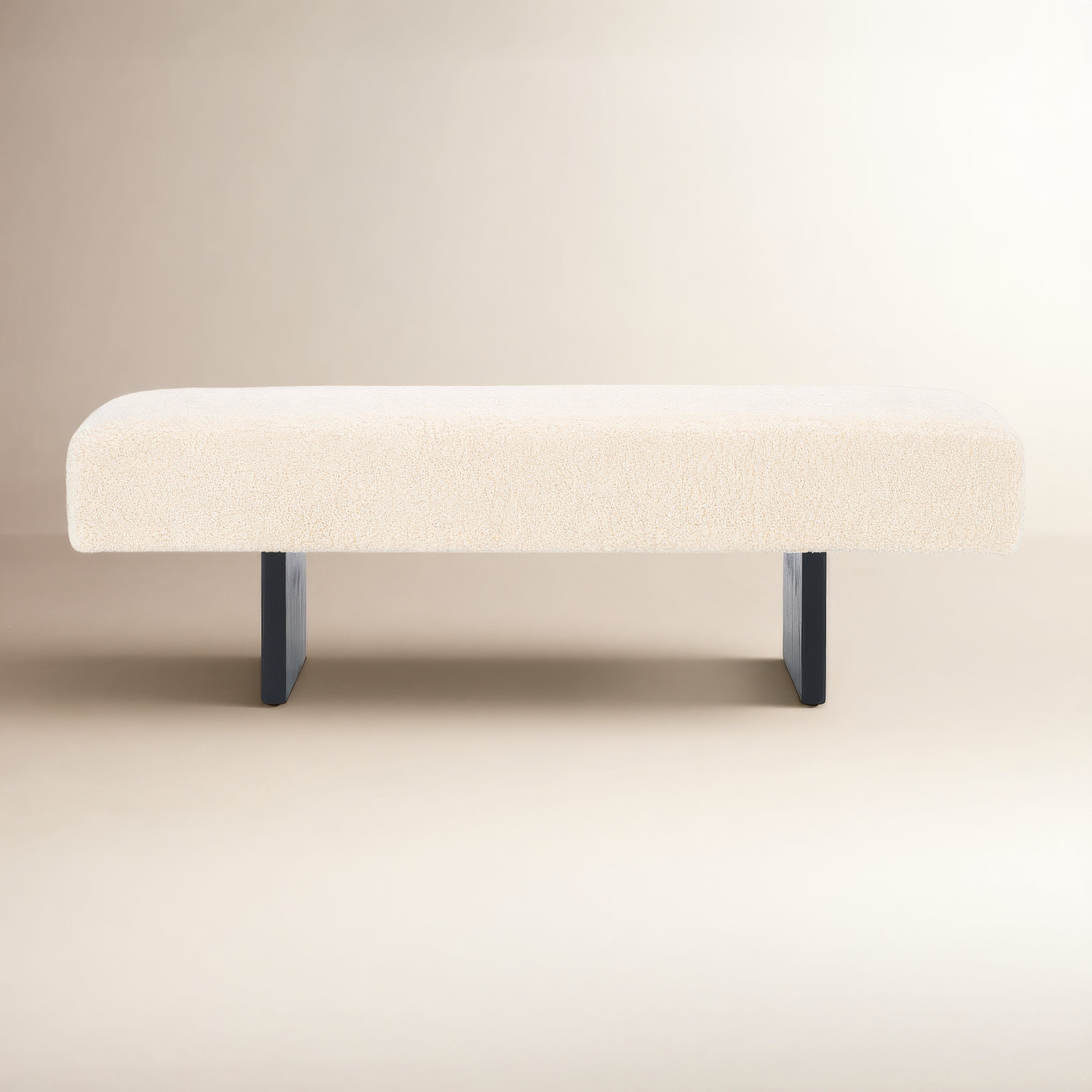 Trudie 60" Bedroom Bench, Black