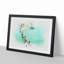 The Needles Isle of Wight in Abstract - Picture Frame Graphic Art Print-55763529-55763530