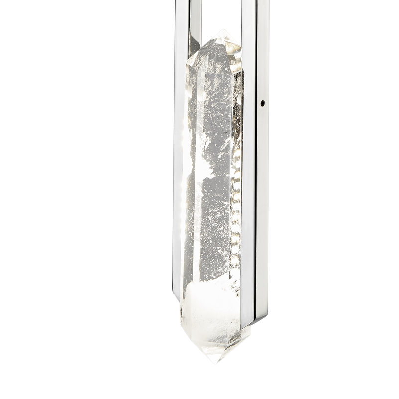 Elysian 10 LED Light Dimmable Chrome Chandelier