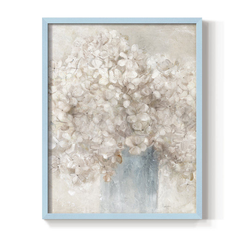 «Hortensias feutrés», Bleu, H 30 po x l 24 po